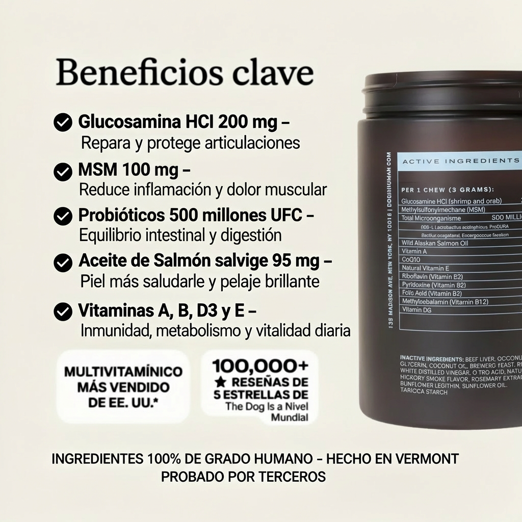 Multivitamínico DM-01™ Adiós alergias y comezón en sólo 21 días