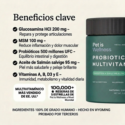 Multivitamínico PW-01™ Adiós alergias y comezón en sólo 21 días